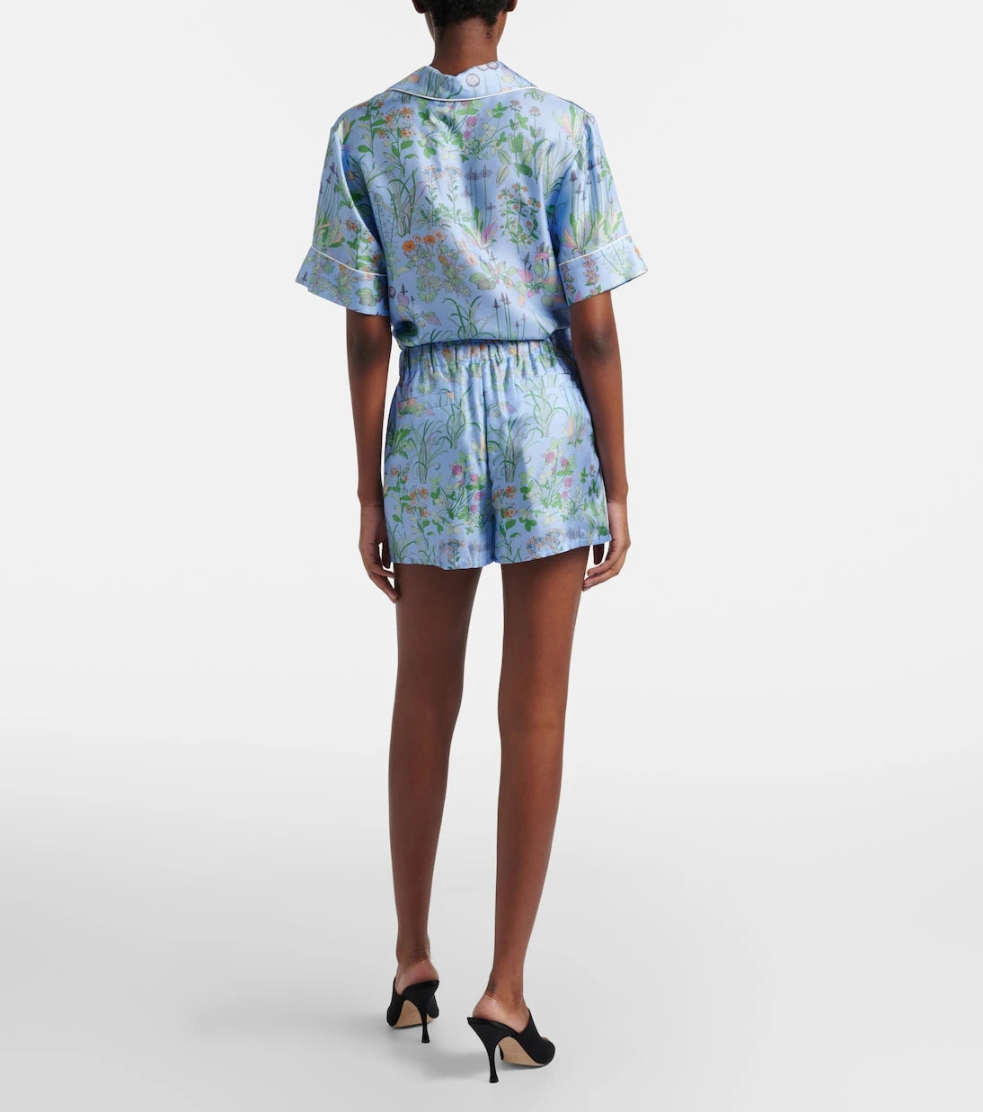 Gucci - Floral silk satin shorts