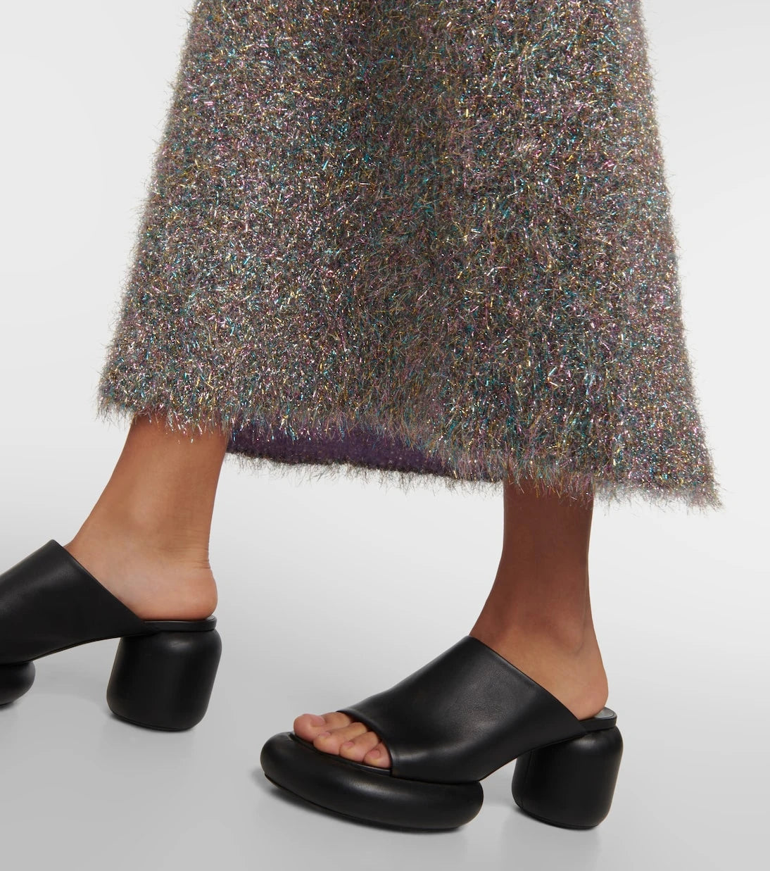 Jil Sander - Lurex® metallic midi dress