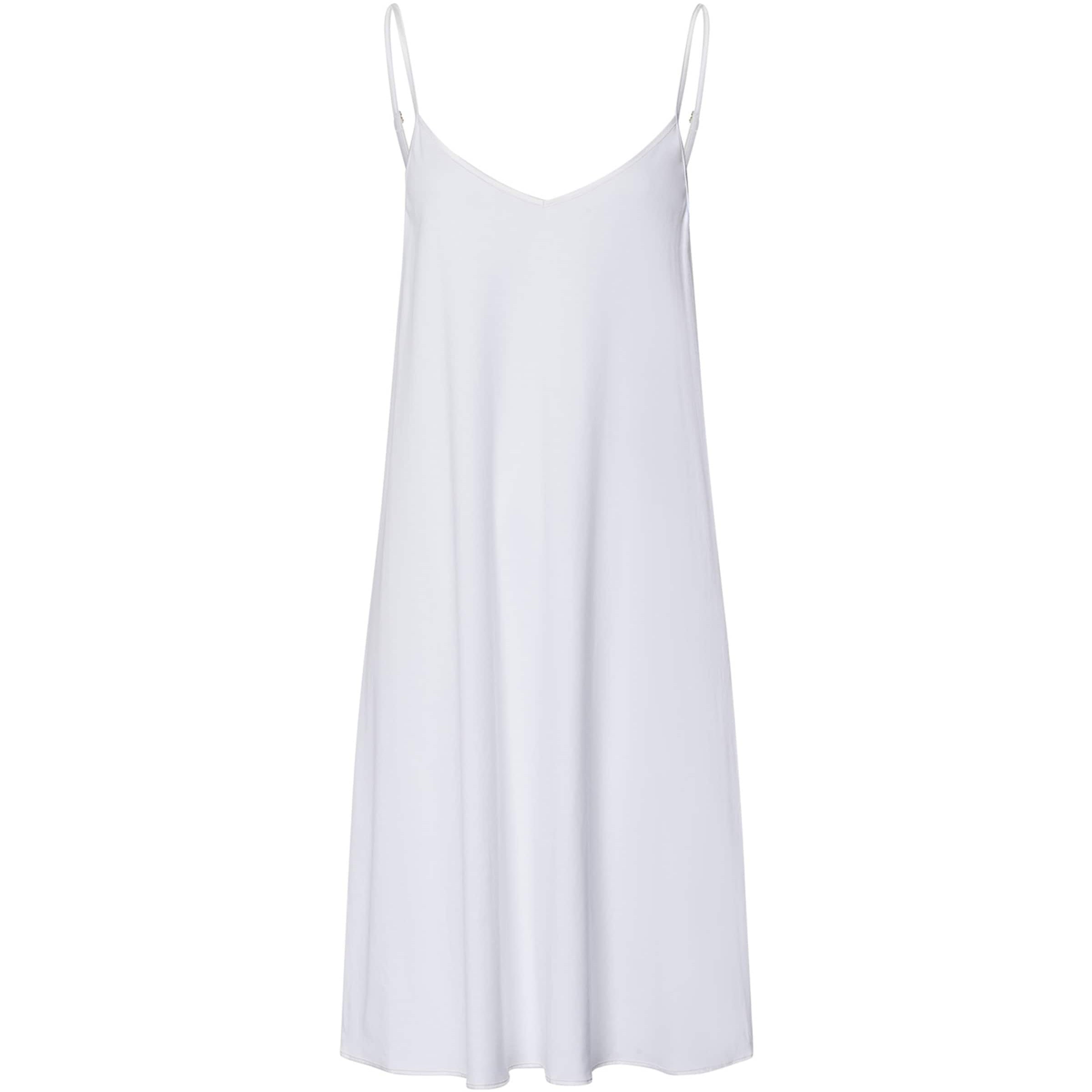 White Cotton Silk Nightdress