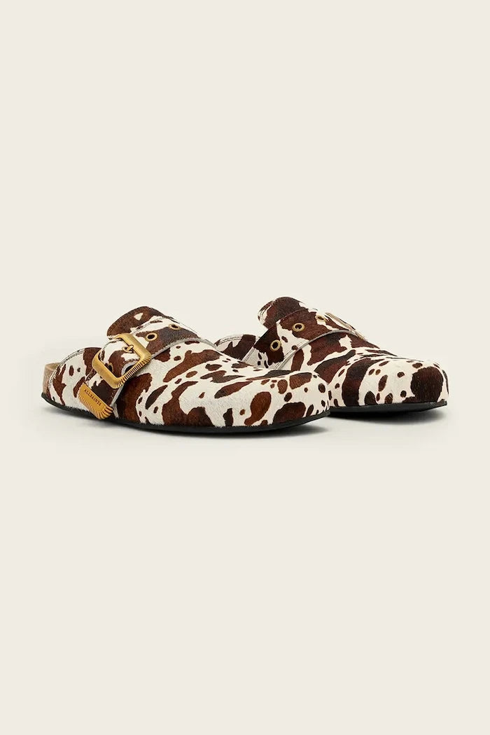 AllSaints чехли сабо дамски кожени Staffa Mule