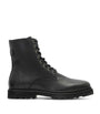 Leather Skiff Military Boots