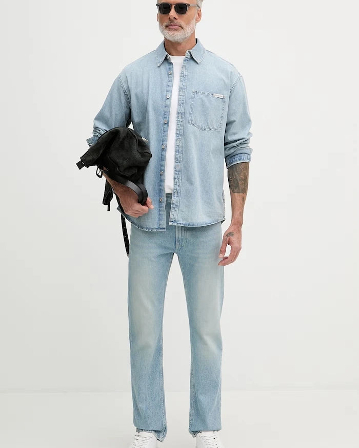 Calvin Klein Jeans straight erkek kot pantolon