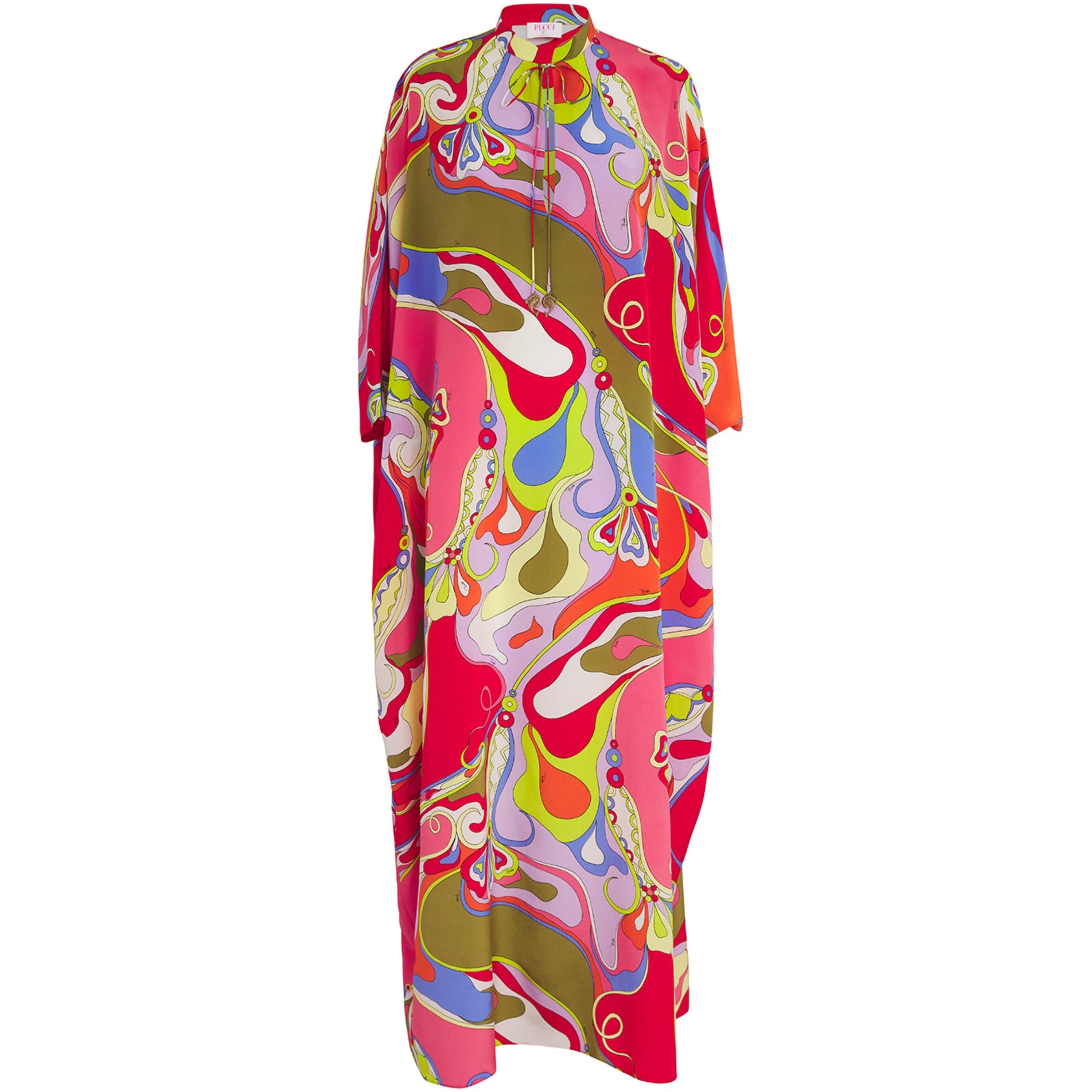 Multi Silk Orchidee Kaftan