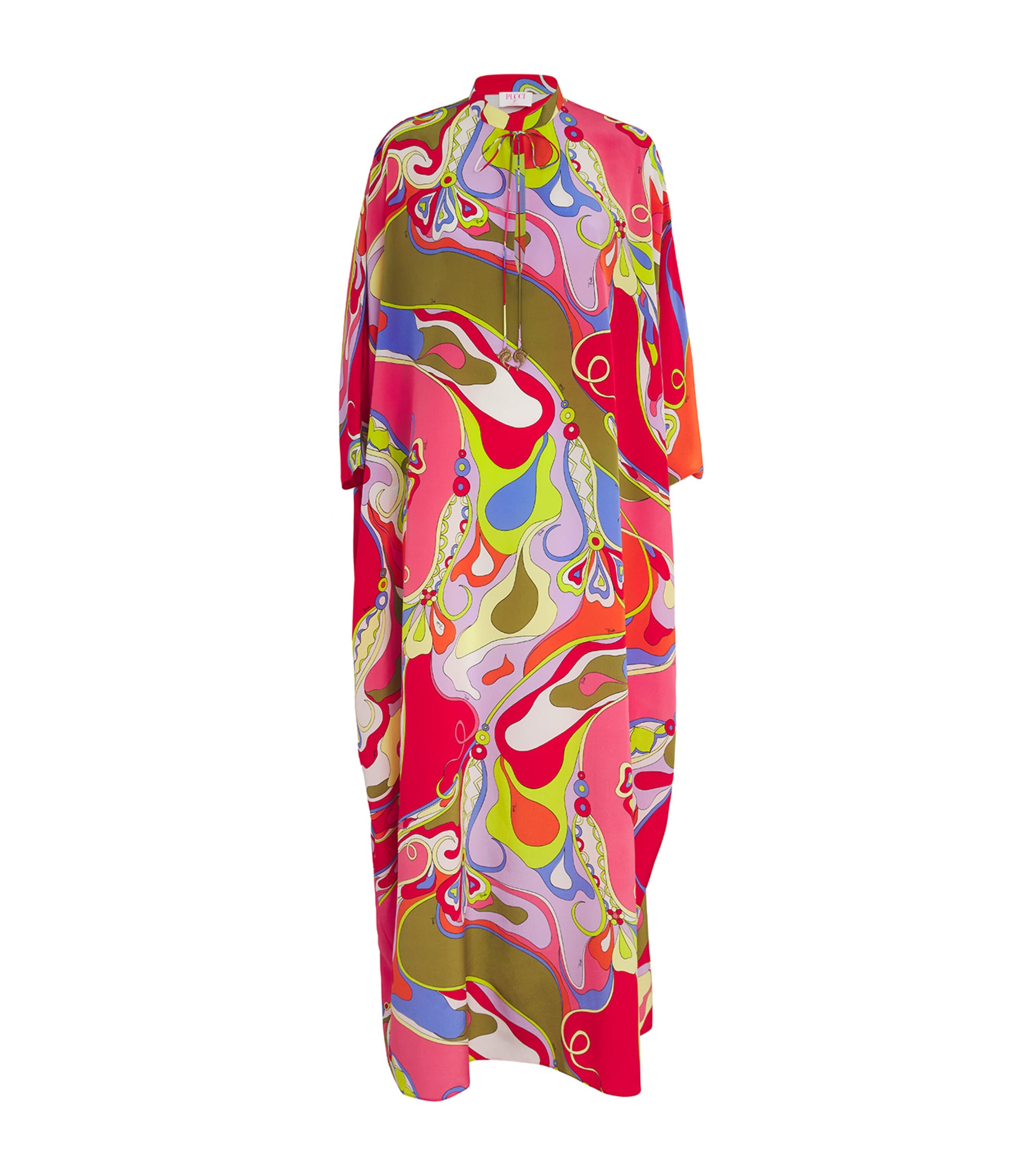 Multi Silk Orchidee Kaftan