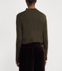 Green Cashmere High Neck Sweater