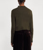 Green Cashmere High Neck Sweater