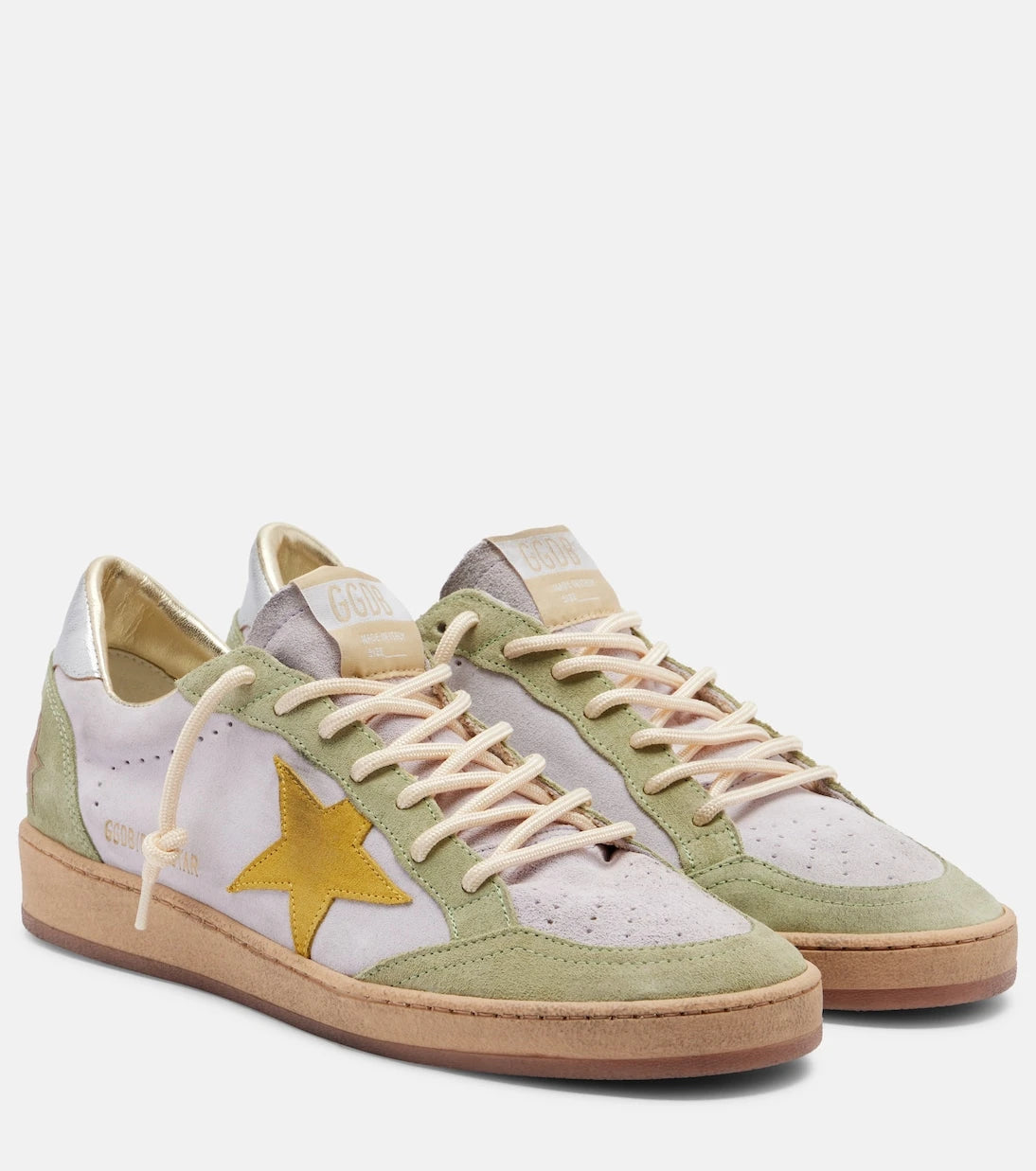 Golden Goose - حذاء سنيكرز بال ستار من الشمواه