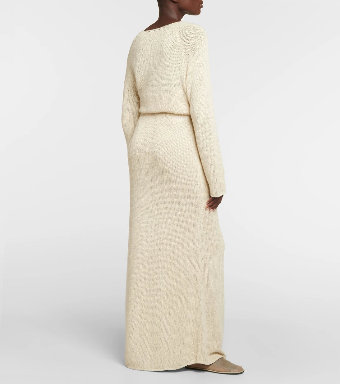 The Row - Fumaia knitted silk maxi skirt