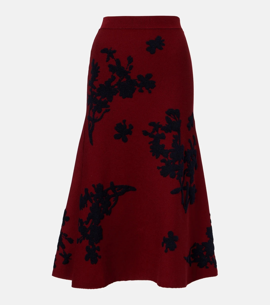 Erdem - Jacquard midi skirt