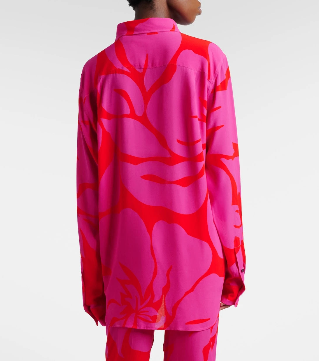 Dries Van Noten - Floral oversized shirt
