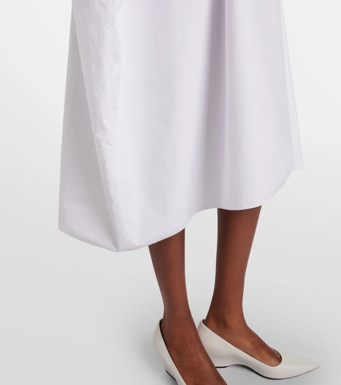 The Row - Julen cotton poplin midi dress