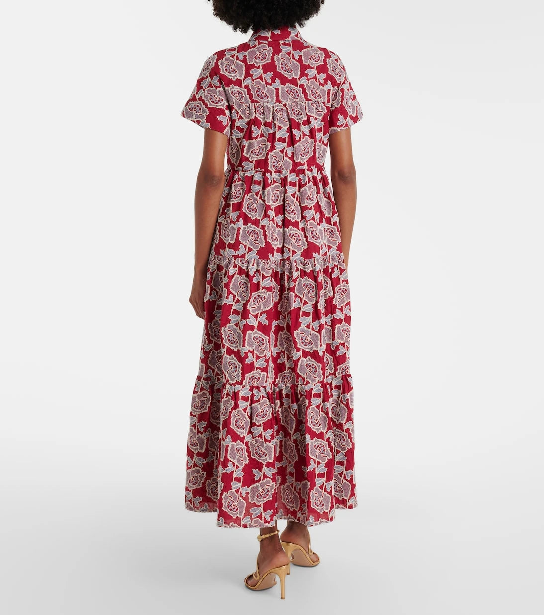Erdem - Embroidered cotton-blend shirt dress