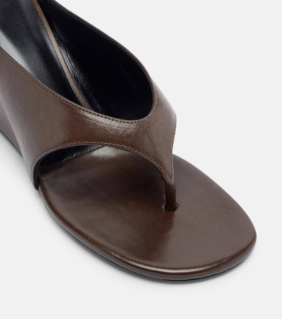 JUDE - Yaga leather wedge thong sandals