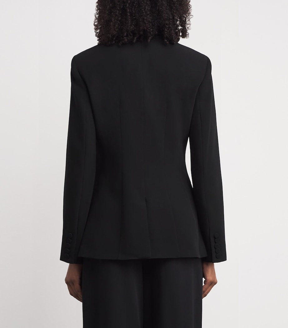 Embellished-Panel Cynthia Blazer BLACK