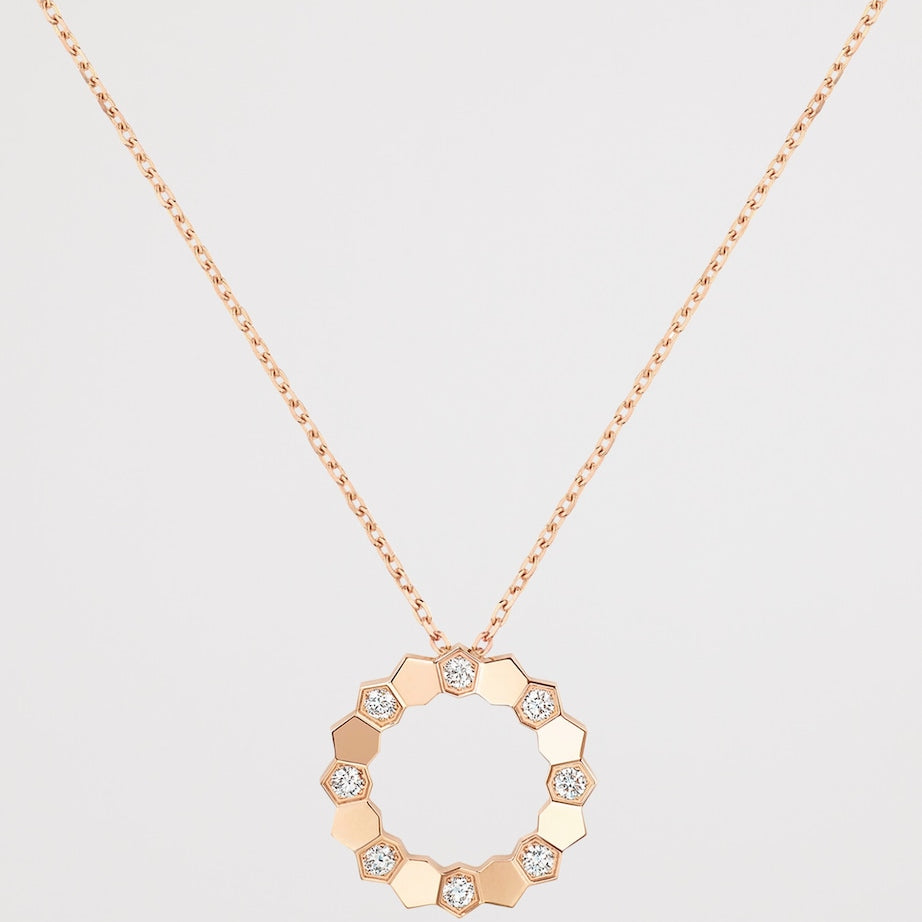 Rose Gold Bee de Chaumet Pendant Necklace