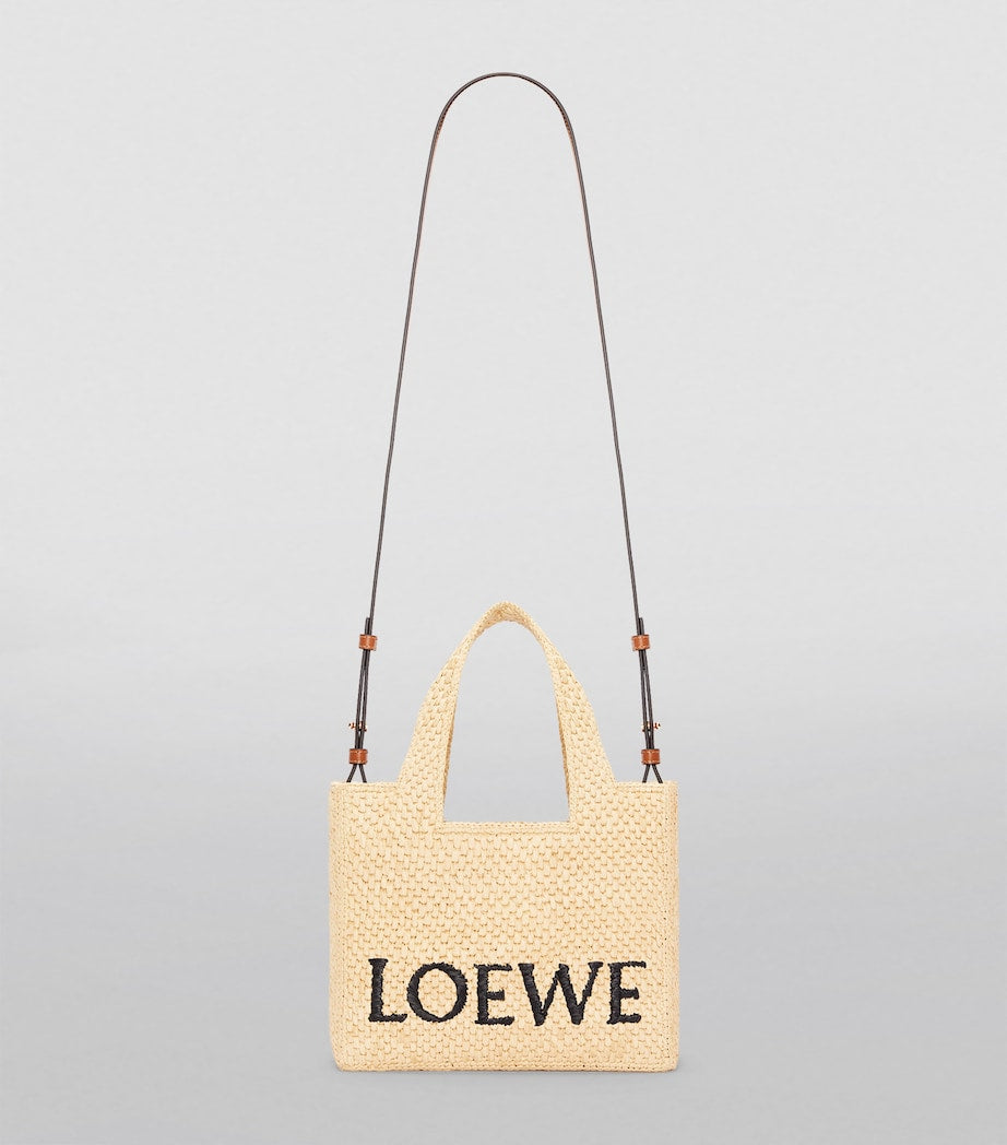 LOEWE Beige x Paula's Ibiza Small Font Tote Bag