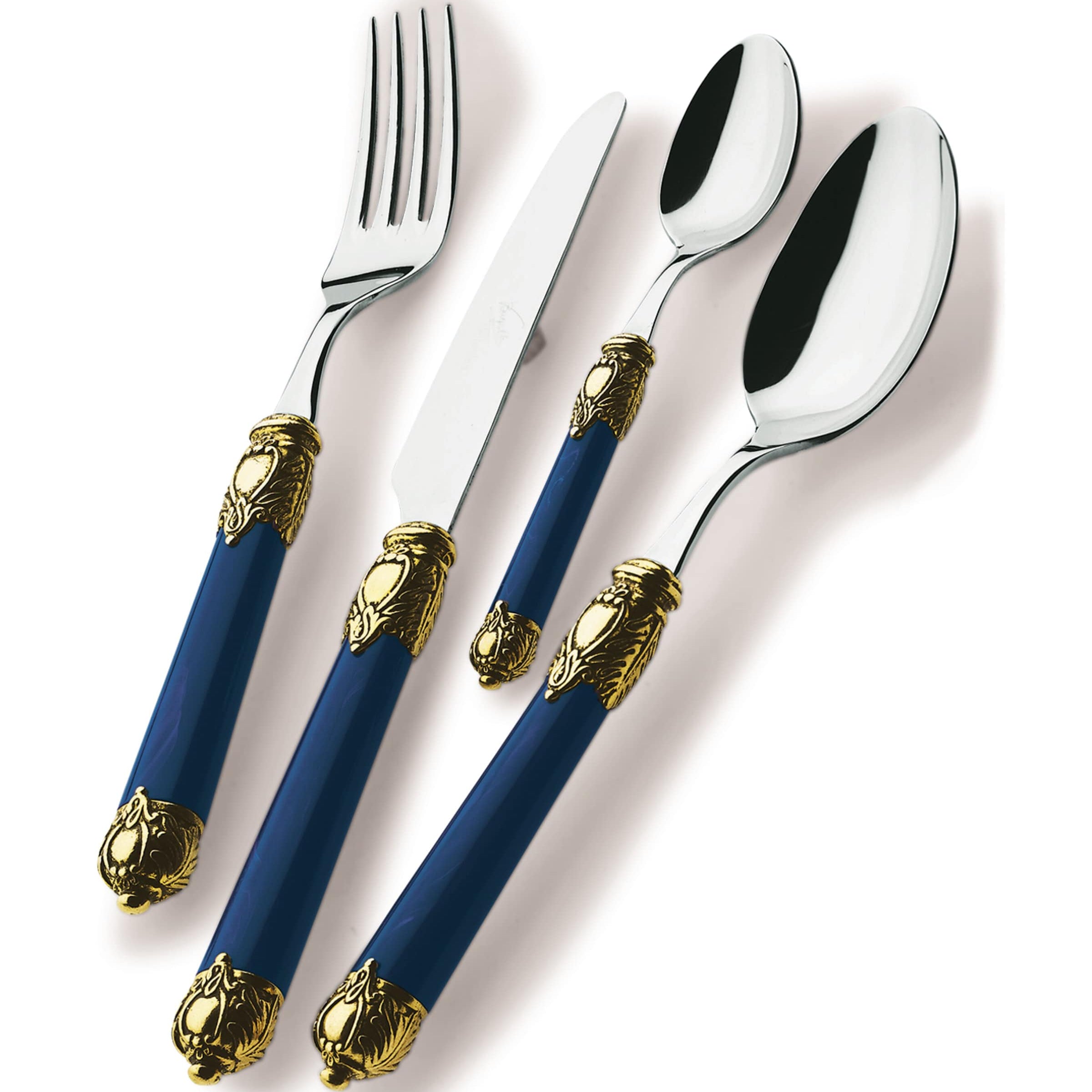 Bugatti Rinascimento Stainless Steel 24-Piece Cutlery Set