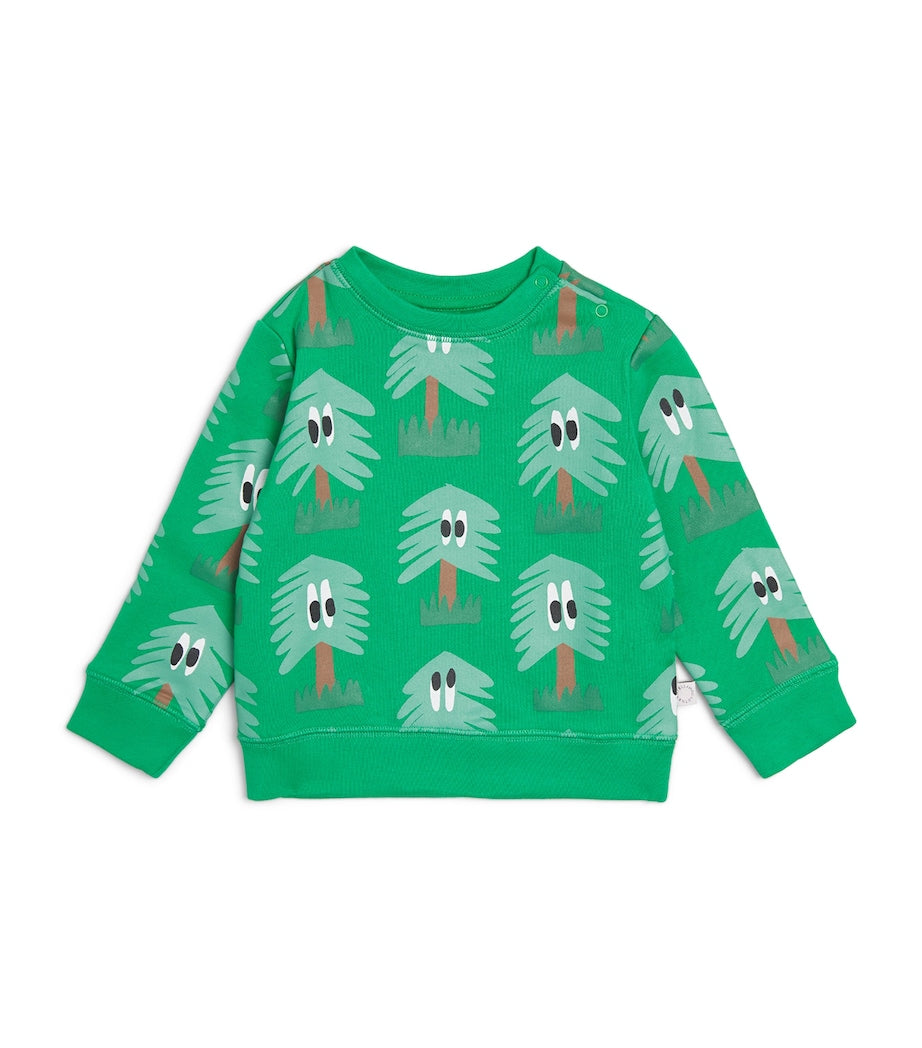 Stella McCartney Kids Organic Cotton Tree Sweatshirt (3 Months-3 Years)