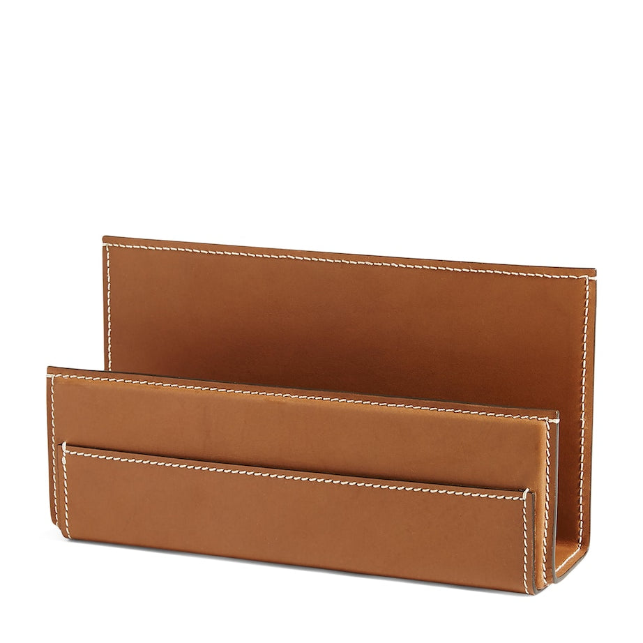 Leather Brennan Letter Rack