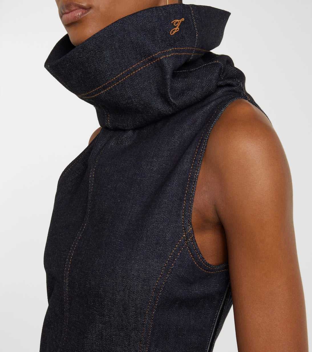 Jacquemus - Denim midi dress