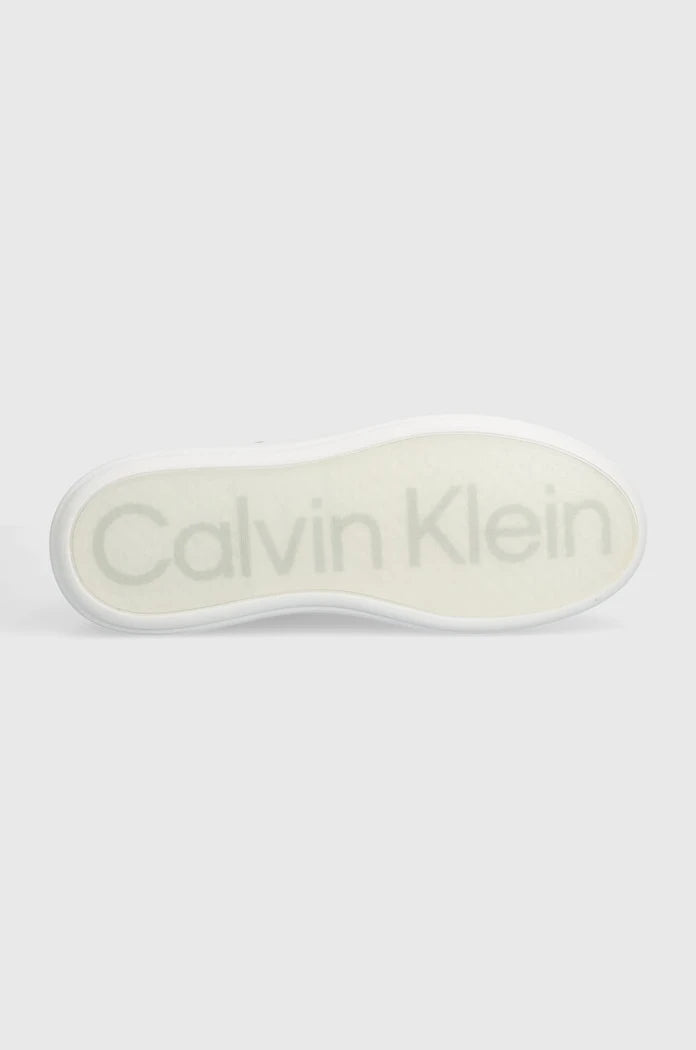Кожени маратонки Calvin Klein LOW TOP LACE UP LTH