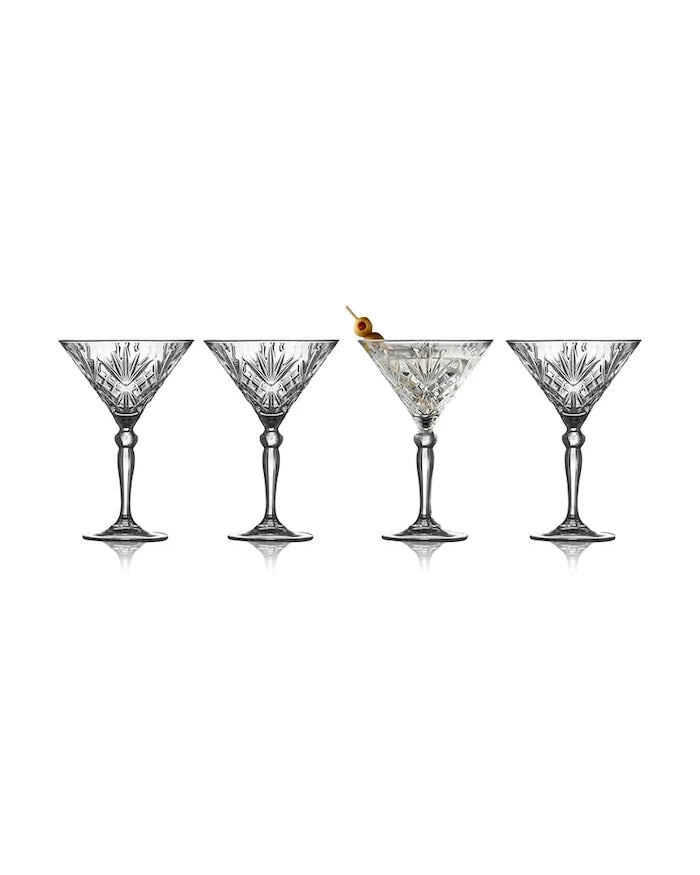 Lyngby Glas Melodia Martini Bardak Seti 210 ml (4 Parça)