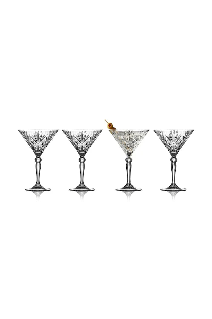 Lyngby Glas Melodia Martini Bardak Seti 210 ml (4 Parça)