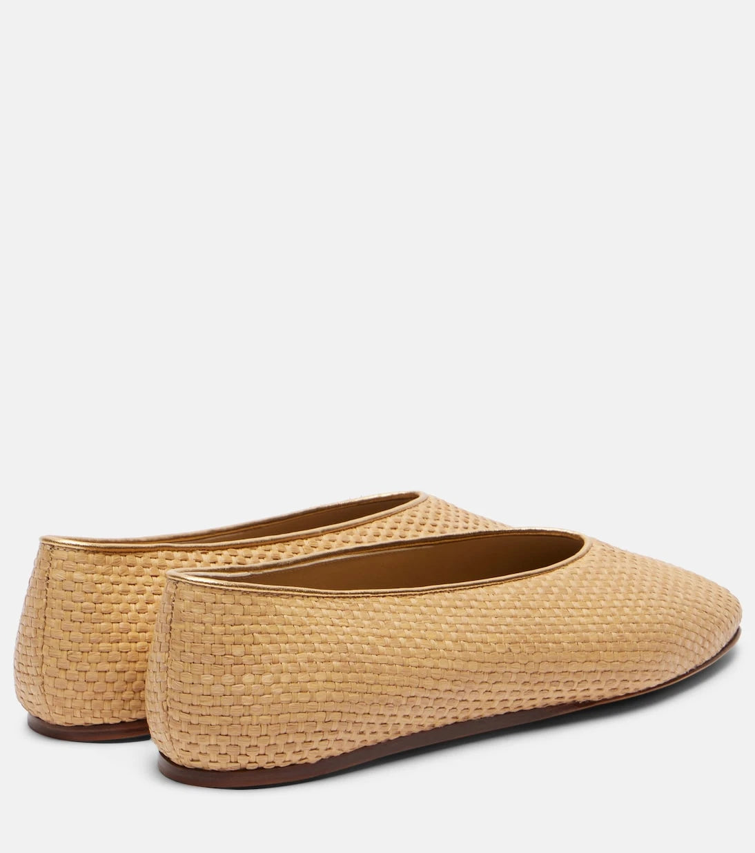 Le Monde Béryl - Regency raffia ballet flats