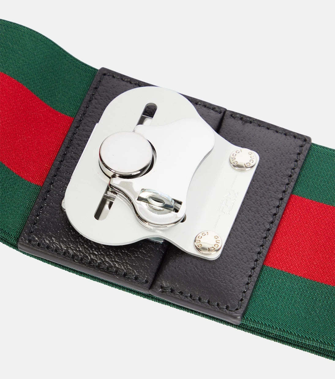 Gucci - Web Stripe luggage strap