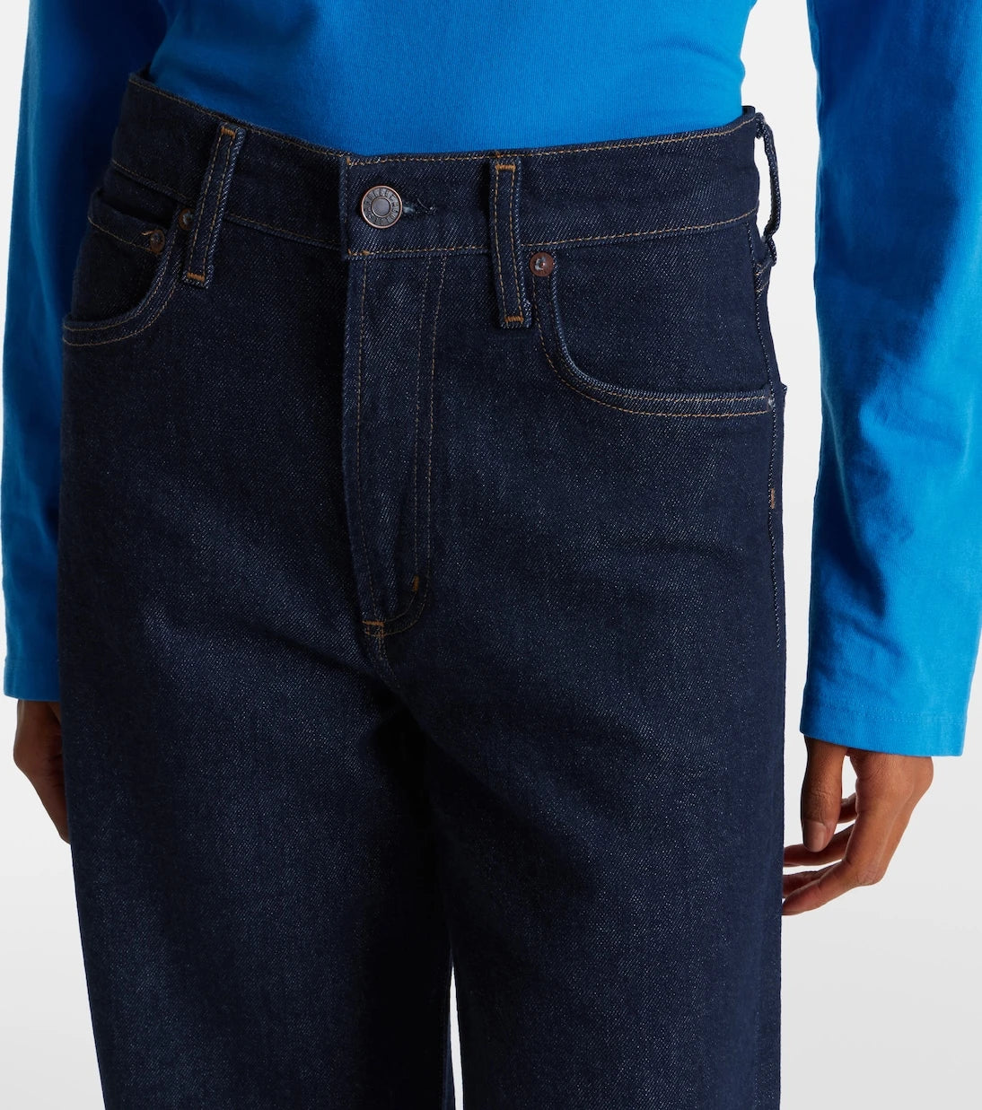 Agolde - Ren Crop high-rise wide-leg jeans