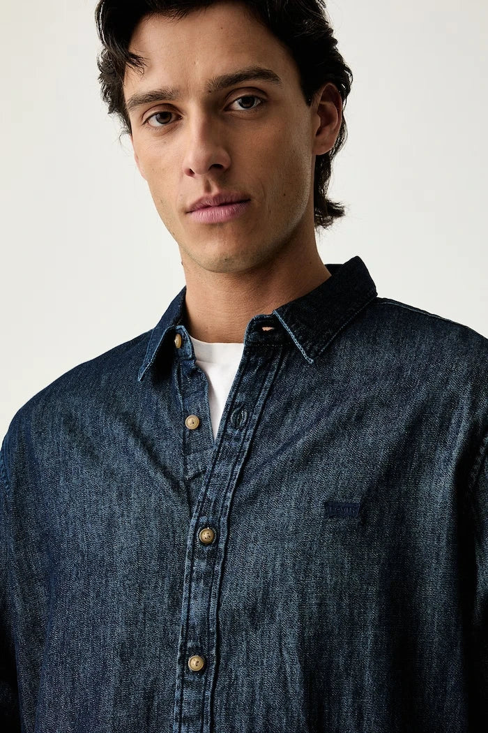 Levi's erkek pamuklu Oxford gömlek BATTERY HOUSEMARK STANDARD