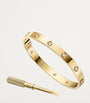 Yellow Gold and Diamond LOVE Bracelet