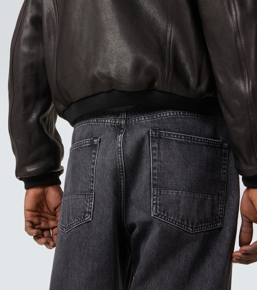 Frame - Leather bomber jacket