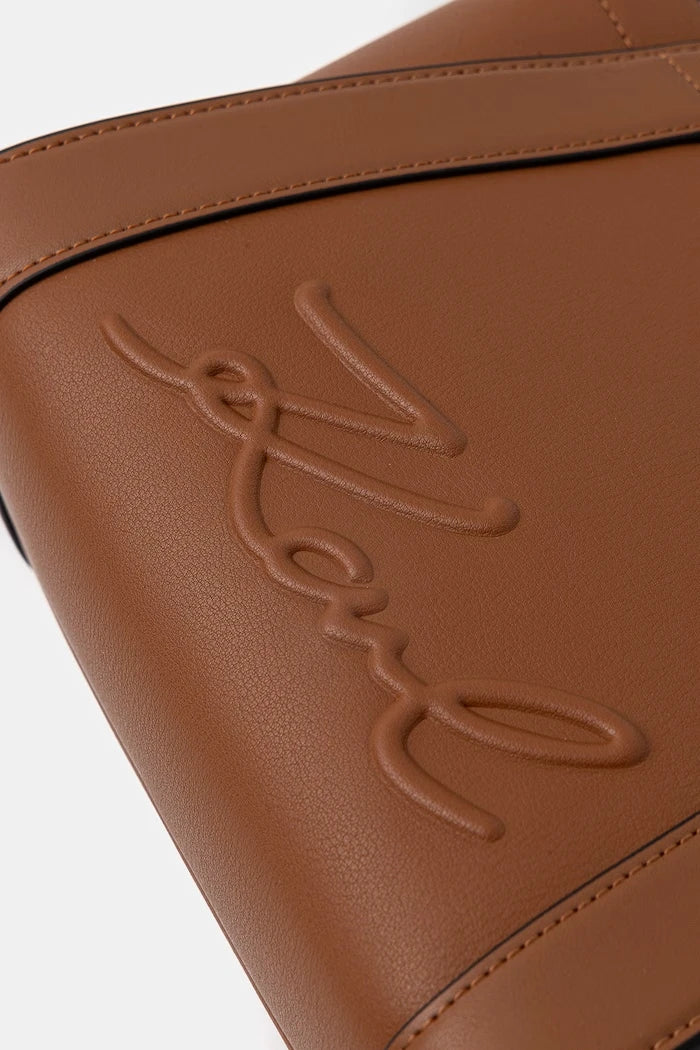 Karl Lagerfeld kadın suni süet crossbody çanta K/VILLE