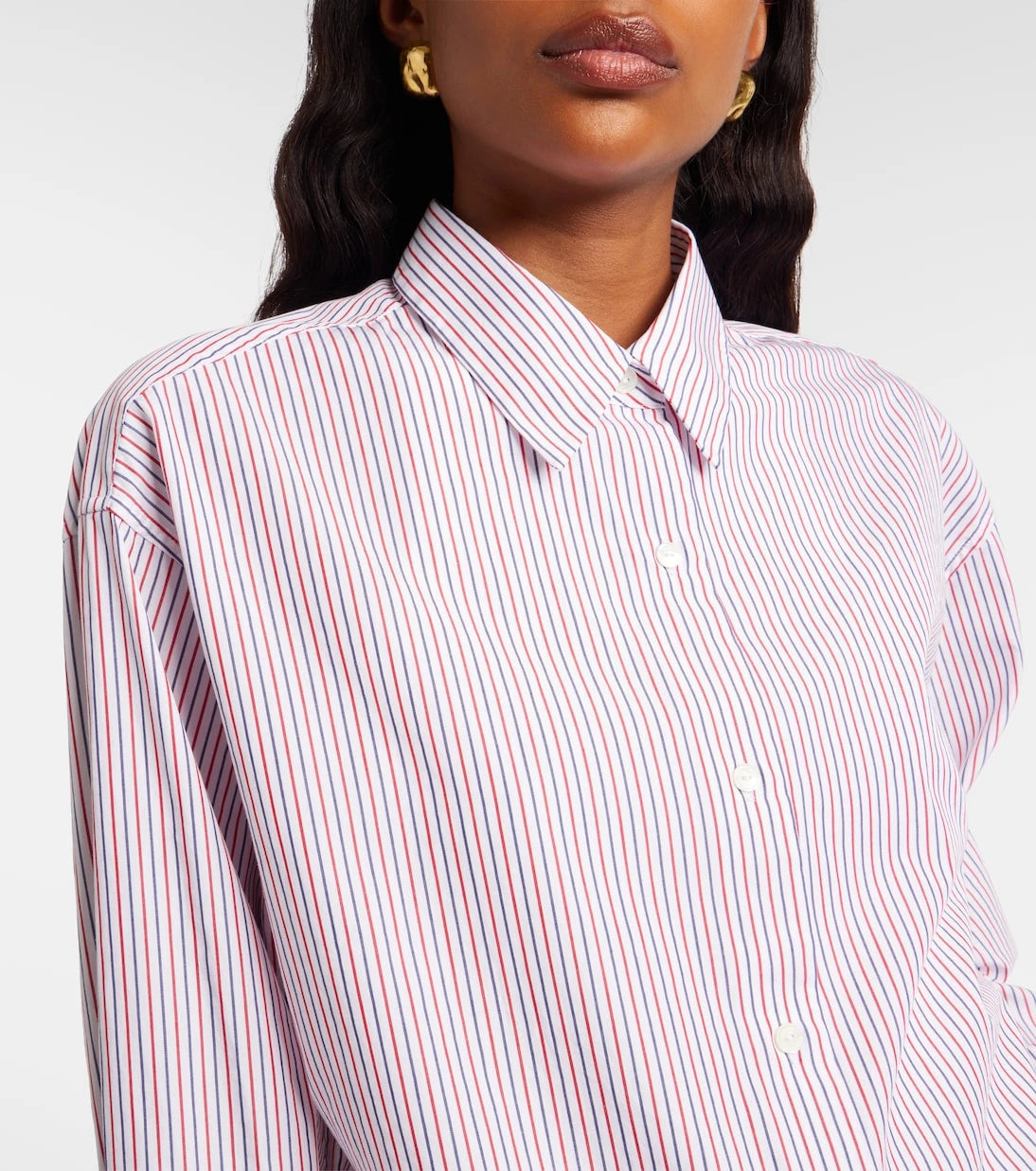 Nili Lotan - Yorke striped cotton shirt