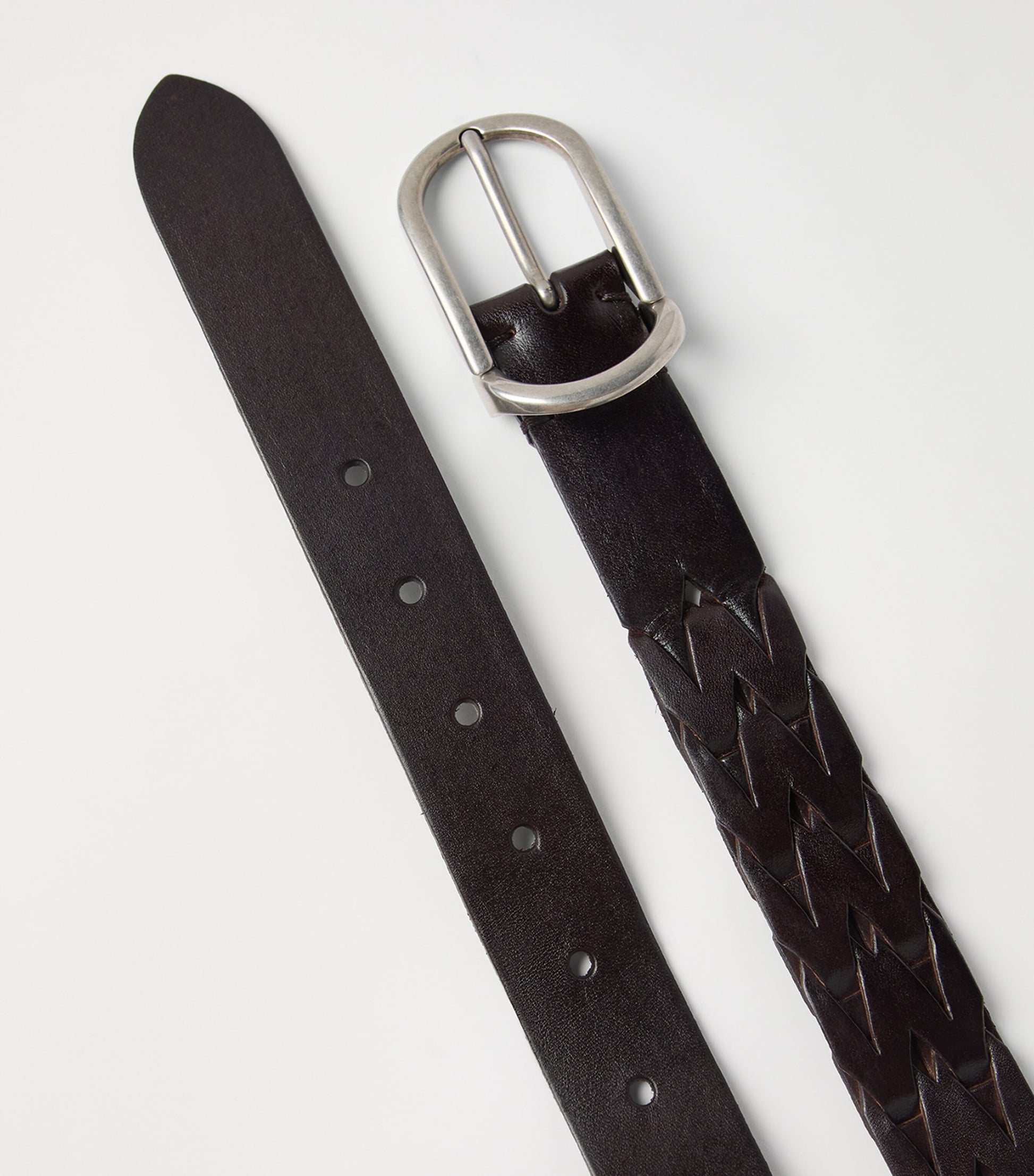 Brunello Cucinelli Woven Leather Belt