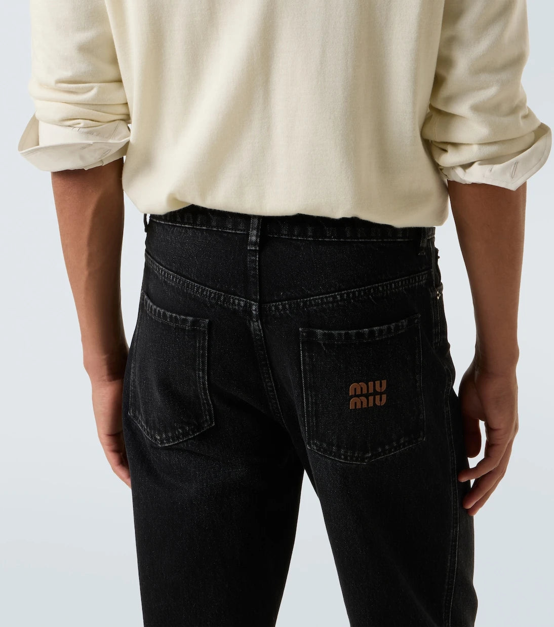 Miu Miu - Mid-rise straight jeans