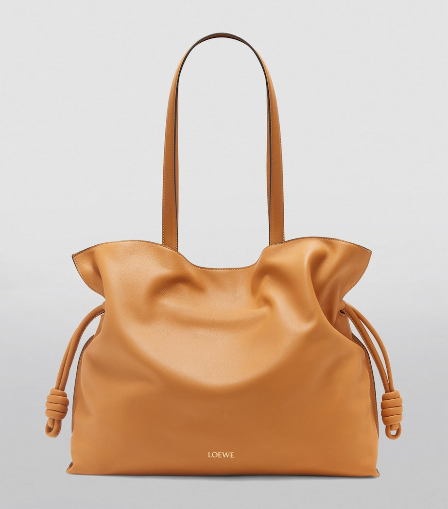 LOEWE Beige Large Flamenco Purse