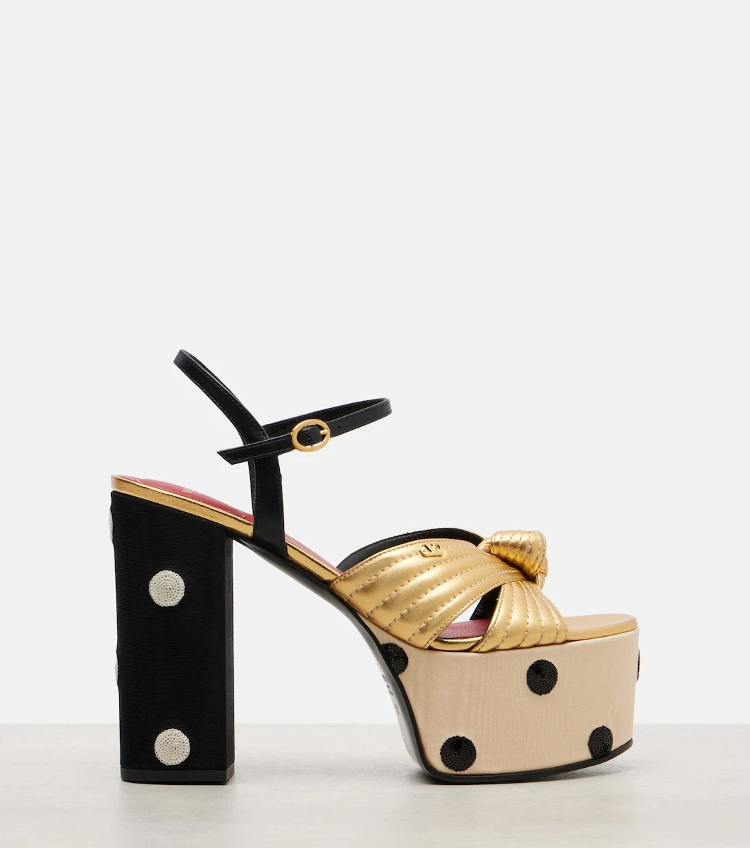 Valentino Garavani - Crasher VLogo sequined leather sandals