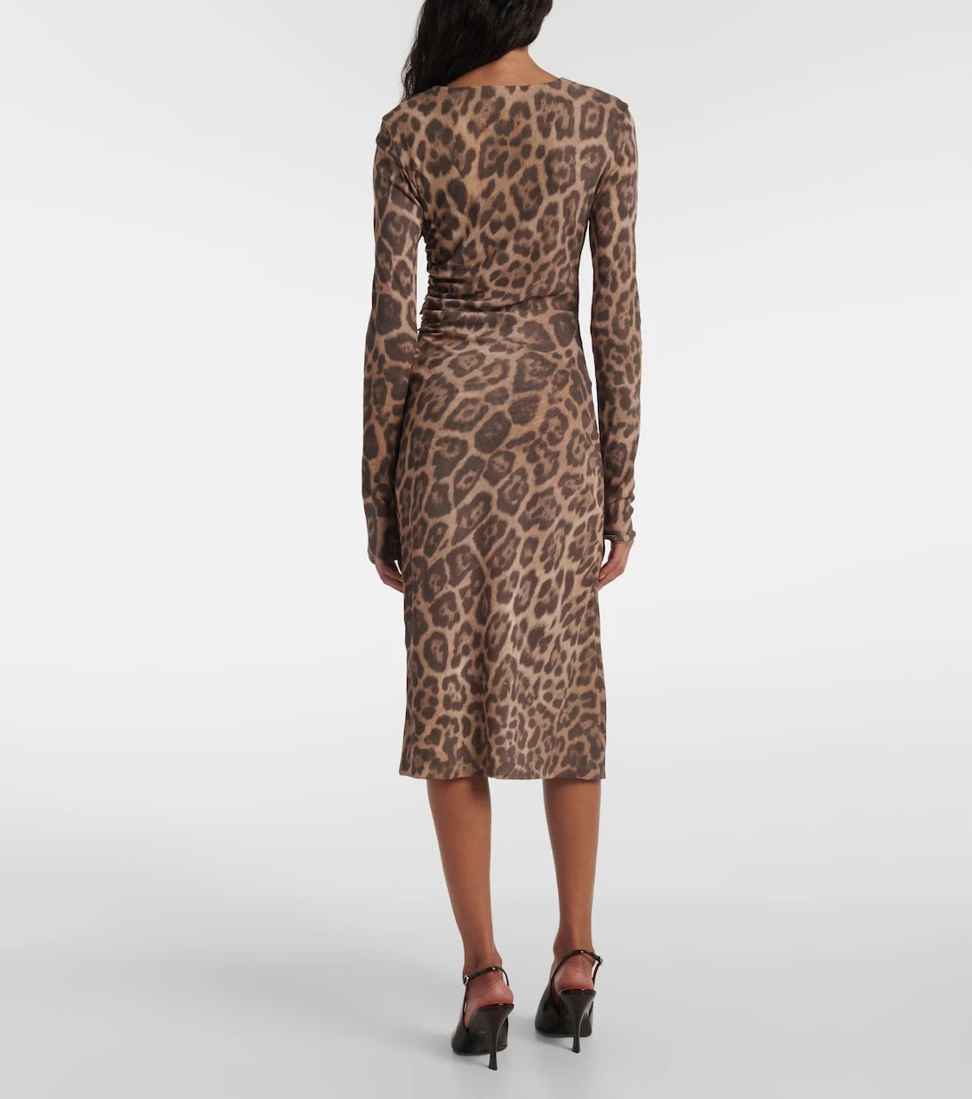 Stella McCartney - Leopard-print midi dress