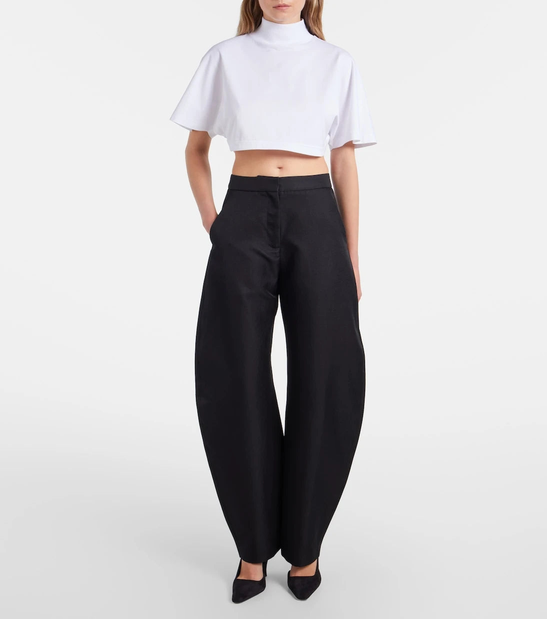 Alaïa - Cotton jersey T-shirt