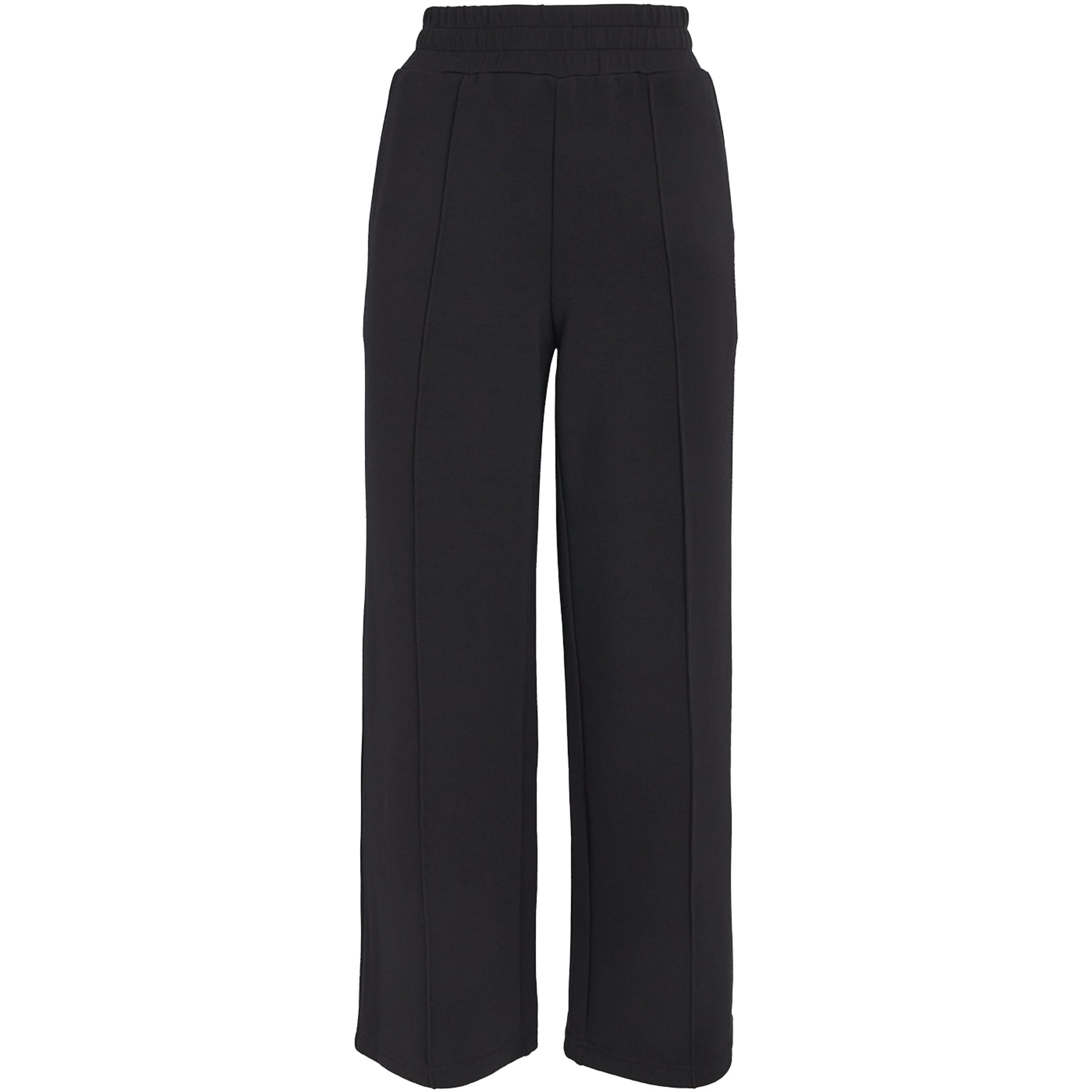 Varley Black FreeSoft Wide-Leg Sweatpants