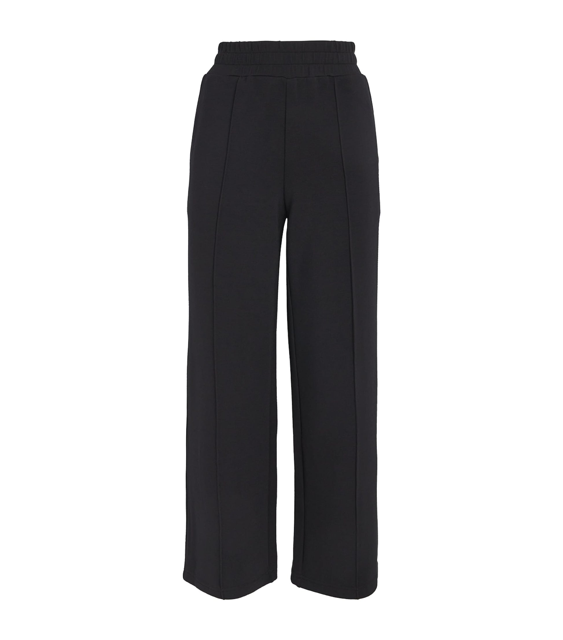 Varley Black FreeSoft Wide-Leg Sweatpants