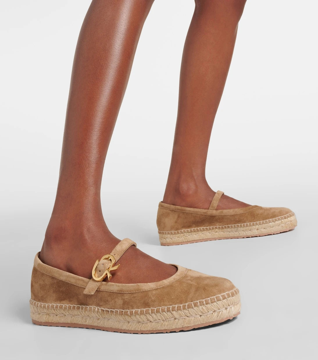 Gianvito Rossi - Elda suede espadrilles