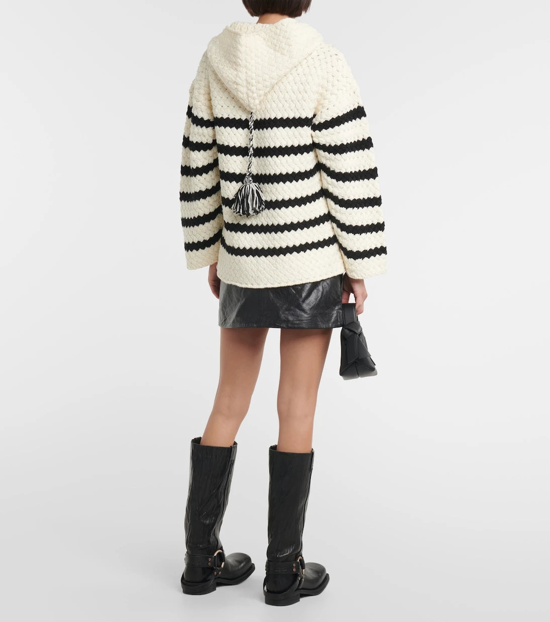 Alanui - The Mariner striped wool hoodie