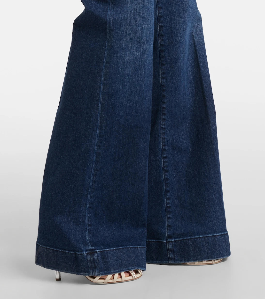 7 For All Mankind - بنطلون جينز مودرن دوجو واسع بخصر عالٍ