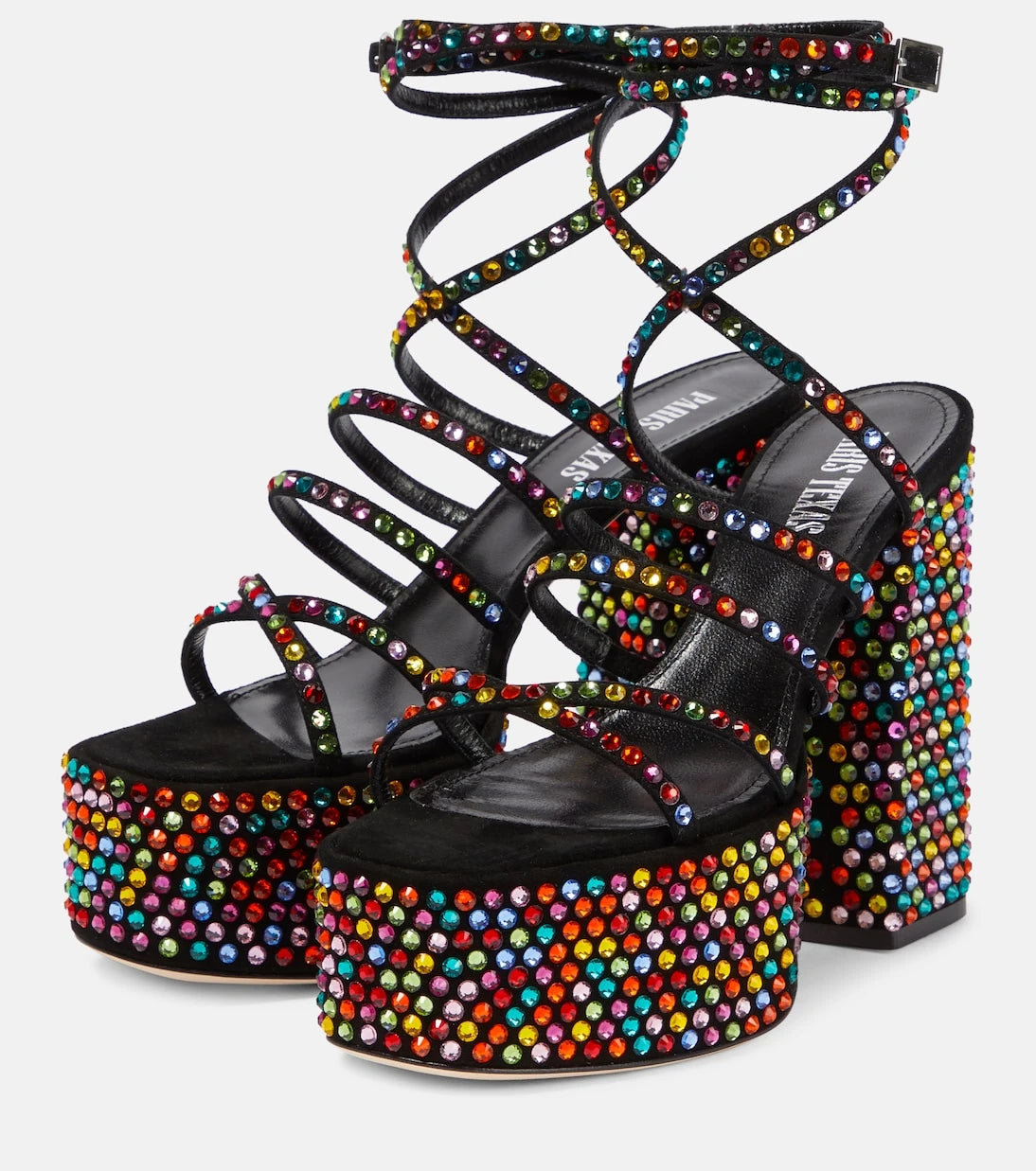 Paris Texas - Holly Evita embellished leather sandals