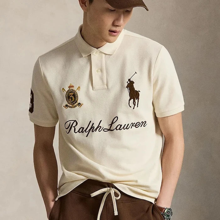Polo Ralph Lauren тениска с яка мъжка от памук