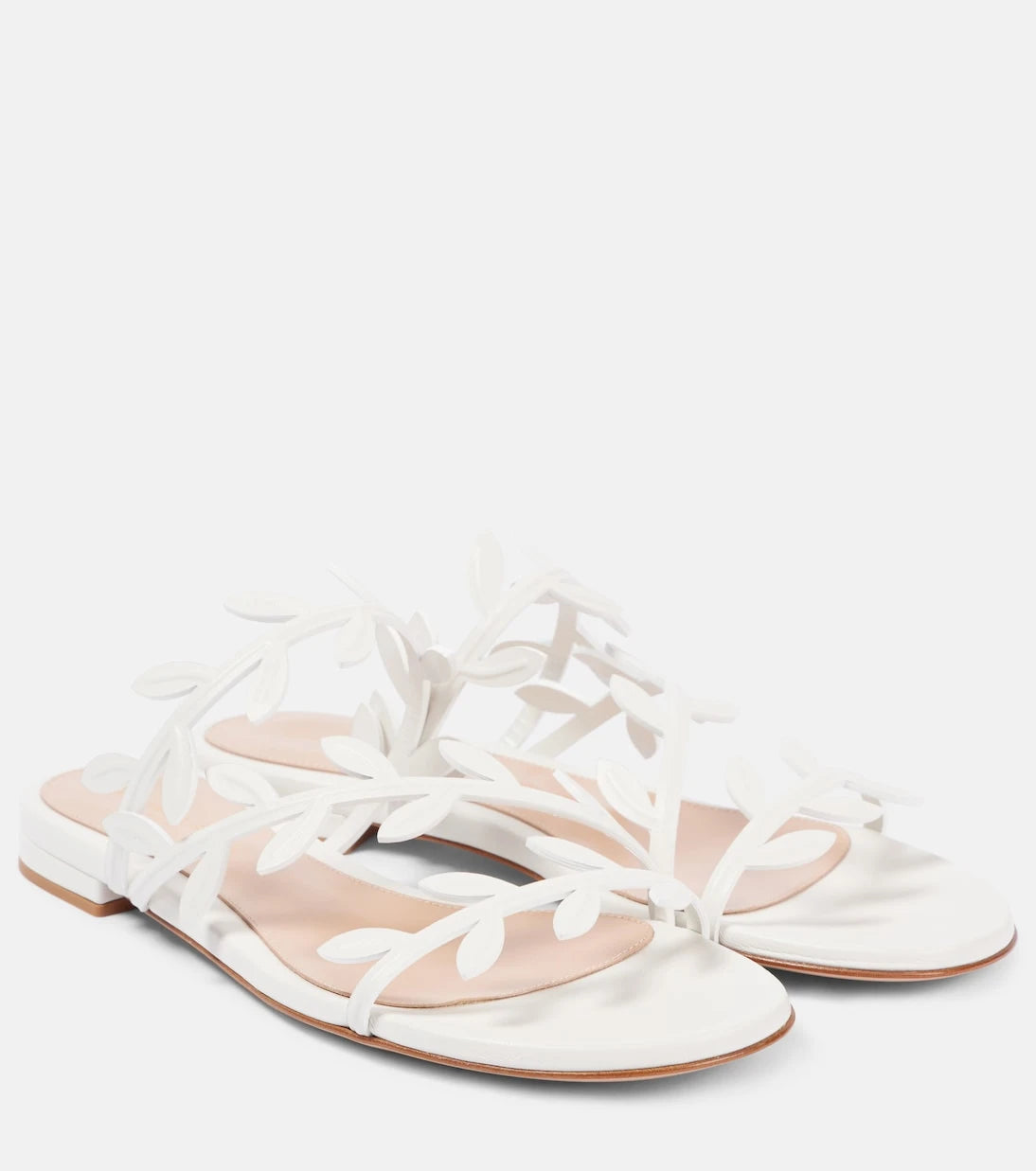 Gianvito Rossi - Flavia leather slides