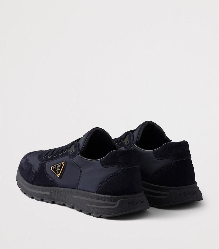 Prada Re-Nylon and Suede Prax 2.0 Sneakers